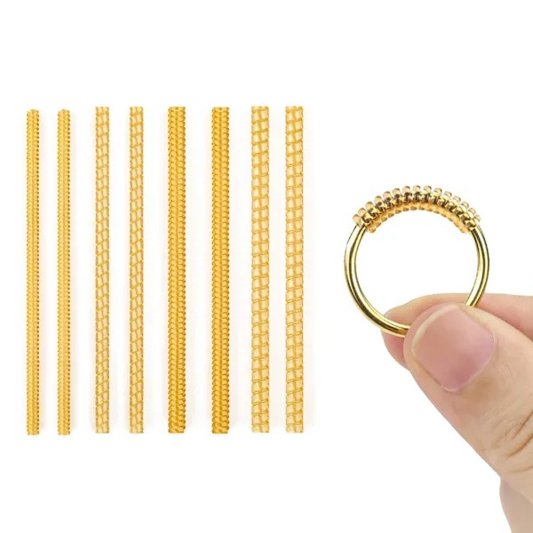 DIY 4x 3/5 мм Регулятор размера кольца для свободных колец Кольцевой редуктор, чтобы сделать кольцо меньшего защитного резайзера идеально подходит для ювелирного инструмента