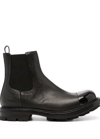 Alexander McQueen ботинки с контрастным носком