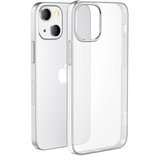 Силиконовый чехол на Apple iPhone 13/13 Pro, прозрачный