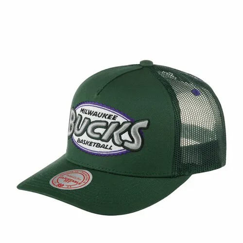 Бейсболка Mitchell & Ness, размер OneSize, зеленый