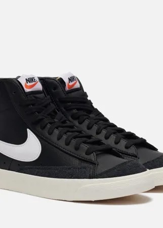 Кроссовки мужские Nike Blazer Mid 77 Vintage черные 40 EU