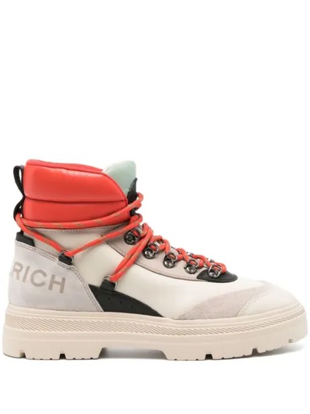 Woolrich ботинки во вставками и нашивкой-логотипом, нейтральный цвет