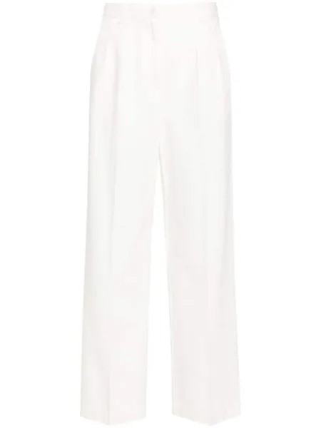 A.P.C. джинсы широкого кроя с завышенной талией, белый