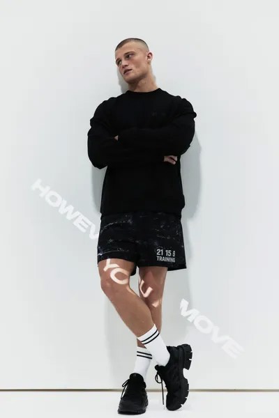 Толстовка drymove с принтом H&M, черный