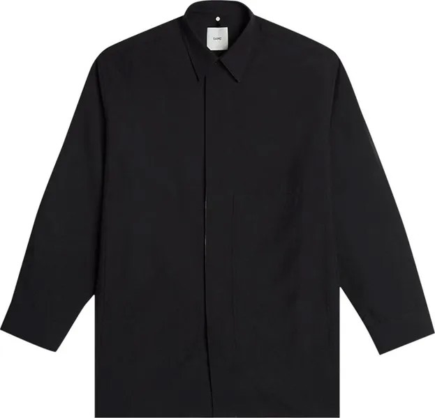 Рубашка OAMC Davis Shirt 'Black', черный