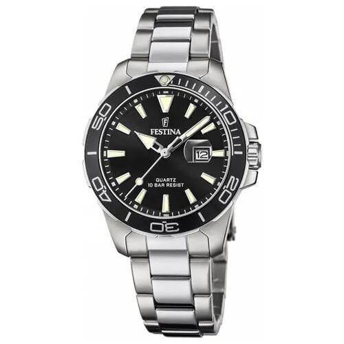 Наручные часы FESTINA Boyfriend, серебряный, черный