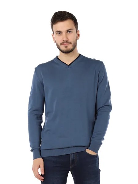 Джемпер мужской A passion play SQ62988 синий XXL
