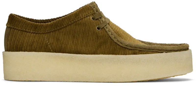 Светло-коричневые оксфорды Clarks Originals Wallabee Cup