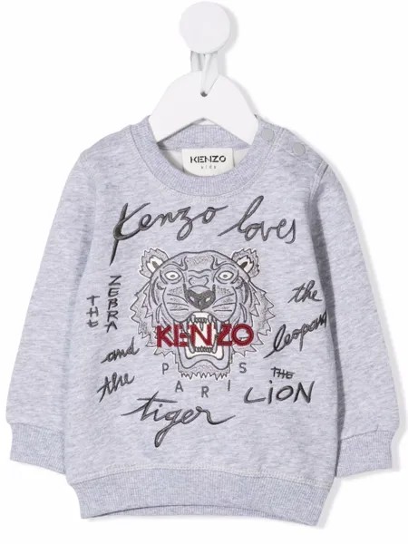 Kenzo Kids толстовка с логотипом