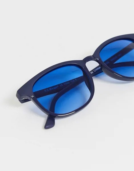 Солнцезащитные очки с синими стеклами AJ Morgan-Синий