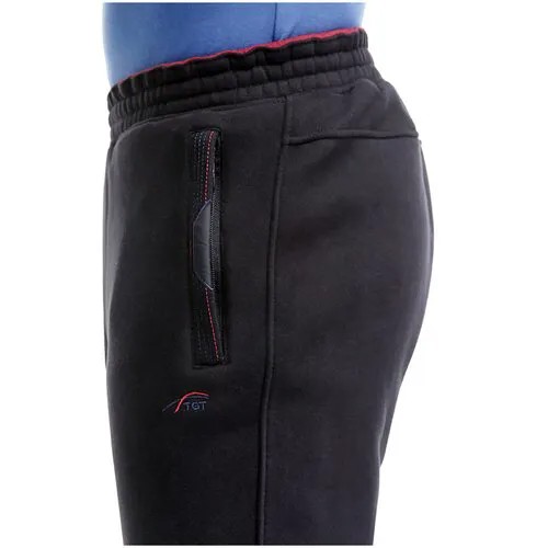 Спортивные брюки мужские Tagerton с начесом, на рост 176 см, талия 110 см, 6XL, темно-синий/сливовый