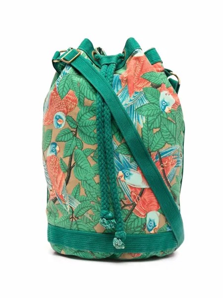 Hermès сумка-ведро pre-owned с принтом