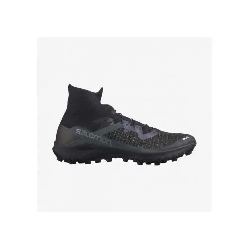 Кроссовки Salomon, размер UK 13,5; EUR 49 1/3; USA 14; 32 см (примерно на российский 48*), черный, фиолетовый