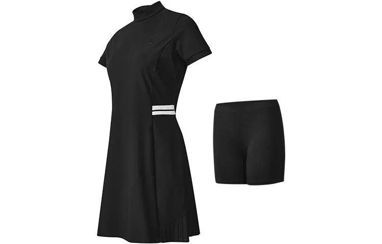 FILA Женские шорты-платье с рукавами, цвет Black