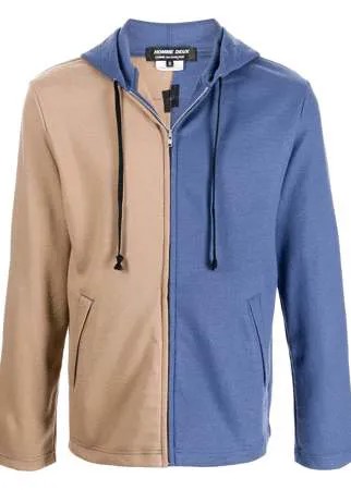 Comme Des Garçons Homme Deux куртка в стиле колор-блок с капюшоном