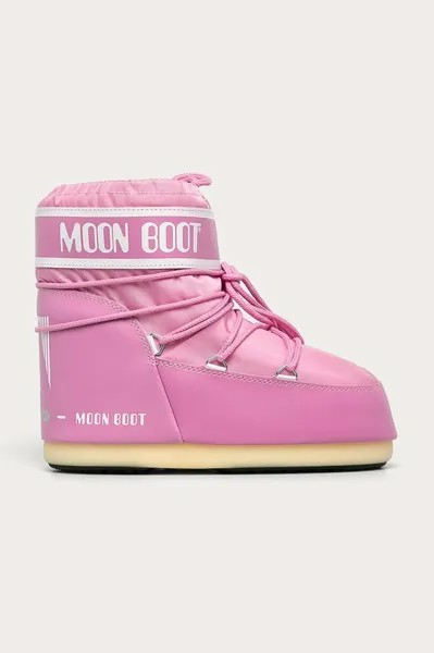 Классические низкие зимние ботинки Moon Boot, розовый
