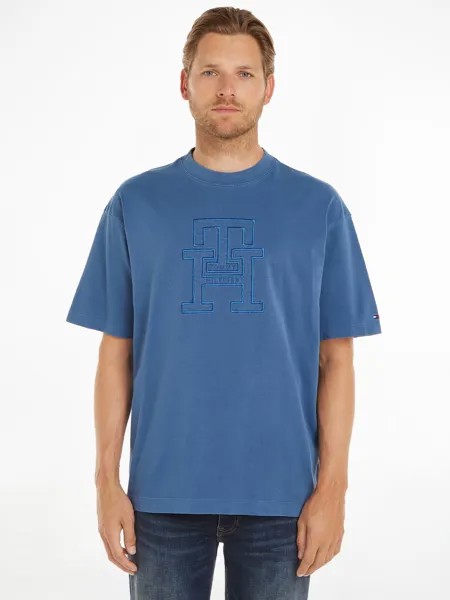 Футболка Tommy Hilfiger Garment Dyed, Blue Coast