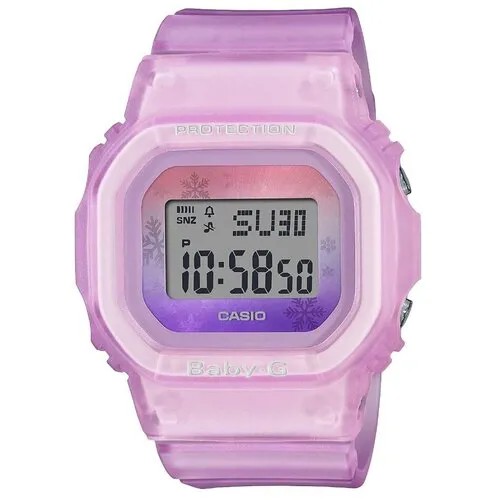 Наручные часы CASIO Baby-G BGD-560WL-4, фиолетовый, розовый