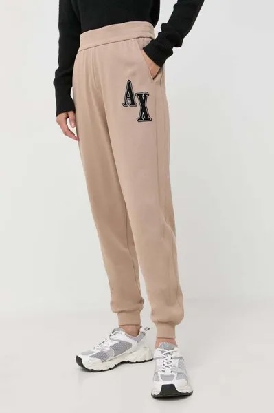 Спортивные брюки Armani Exchange, бежевый