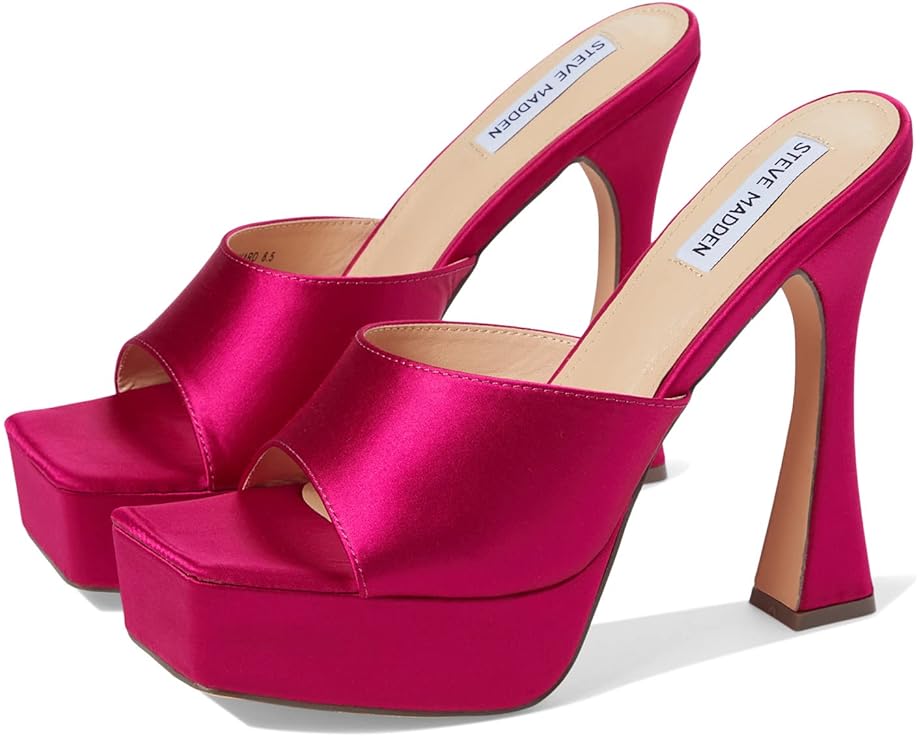 Туфли Steve Madden Vineyard Heeled Sandal, цвет Pink Satin