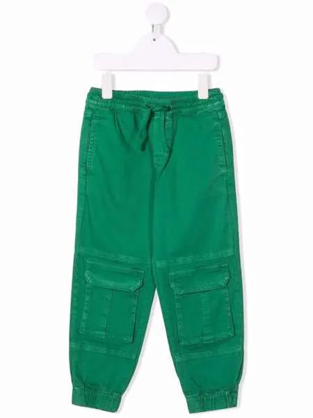 Stella McCartney Kids брюки карго с кулиской