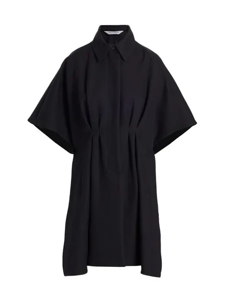 Хлопковая накидка Faretra Max Mara, черный