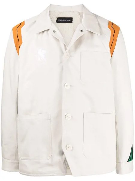 UNDERCOVER куртка-рубашка с контрастной отделкой