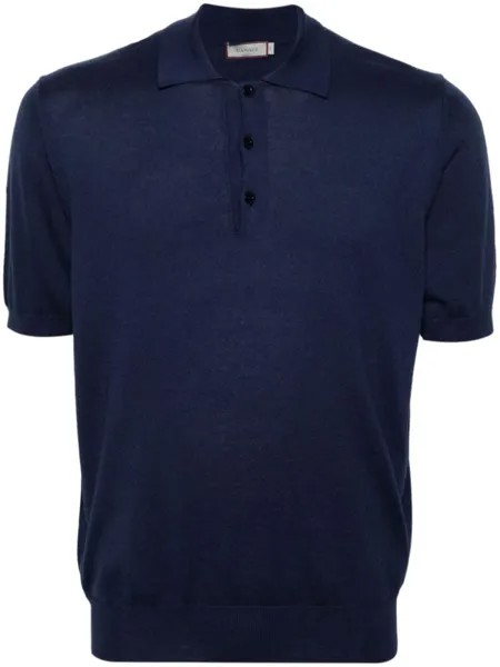 Canali трикотажная рубашка поло, синий
