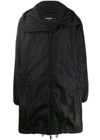 Dsquared2 плащ Exclusive for Vitkac с капюшоном и логотипом