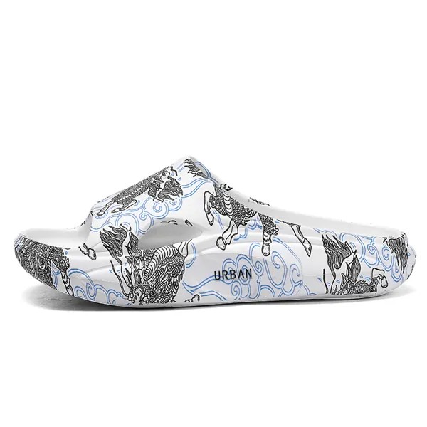 Шлепанцы мужские Urban Authentic, белый/золотой