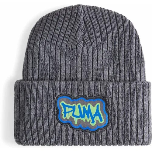 Шапка PUMA, размер OneSize, серый