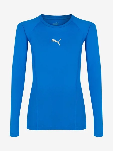 Футболка компрессионная детская PUMA Liga, Голубой