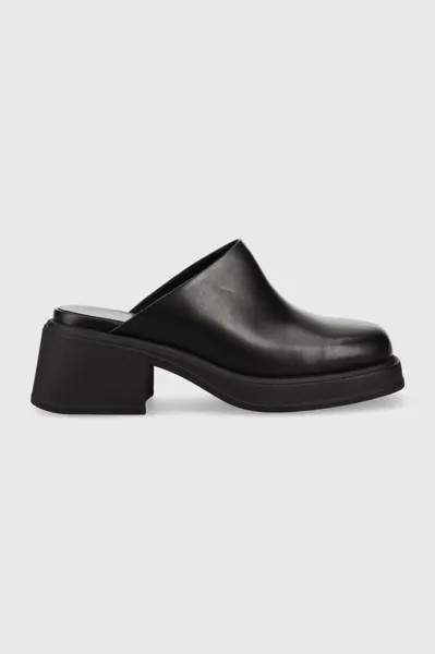 Кожаные тапочки DORAH Vagabond Shoemakers, черный