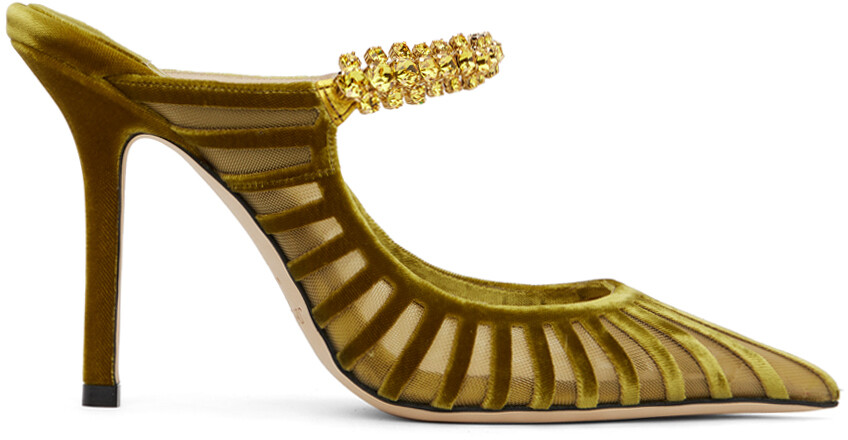 Туфли без каблуков Green Bing 100 Jimmy Choo