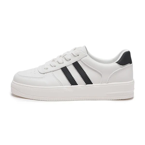 Кроссовки Hotwind Skateboarding Shoes Women's Low-top, белый/черный