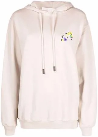 Off-White худи с принтом Floral Arrows