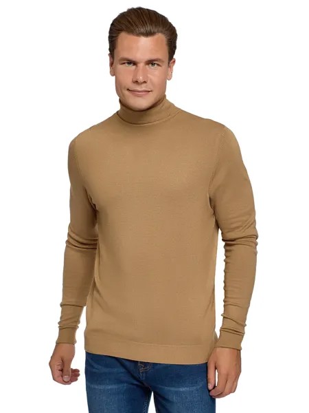 Водолазка мужская oodji 4B312003M-3 бежевая 2XL