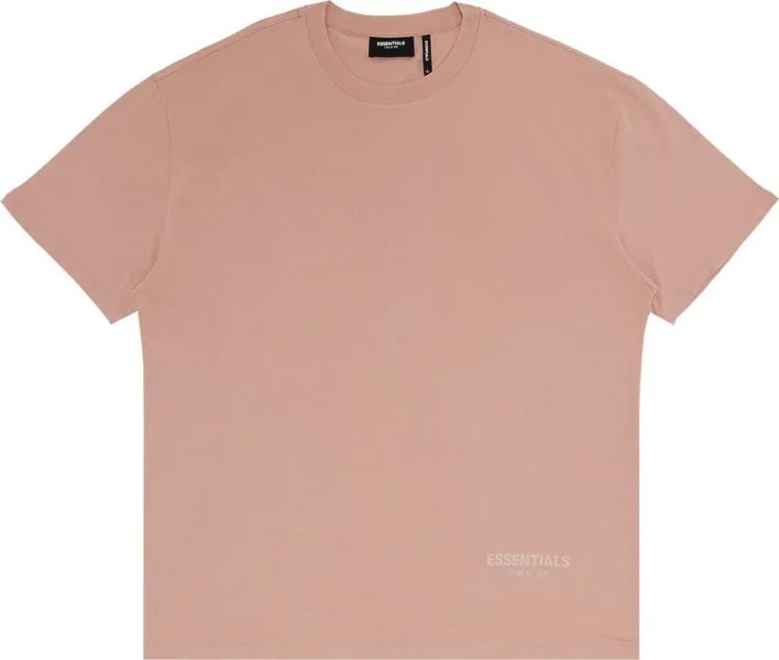 Футболка Fear of God Essentials 3M Logo Boxy T-Shirt 'Blush', розовый