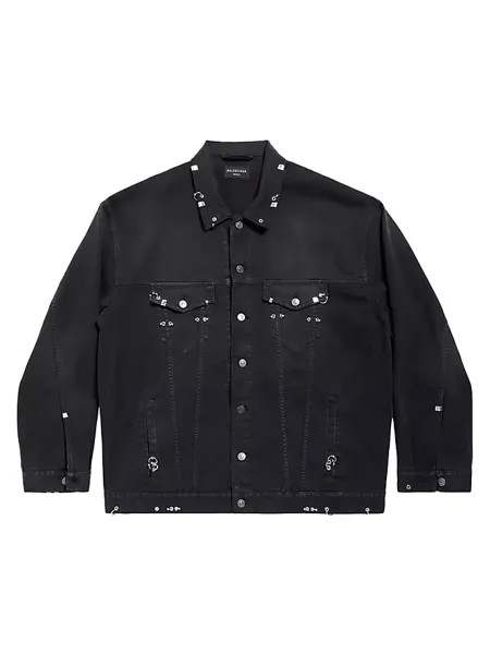 Пирсингованная куртка Balenciaga, черный