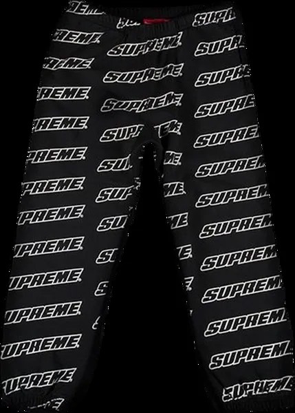 Спортивные брюки Supreme Repeat Sweatpant 'Black', черный