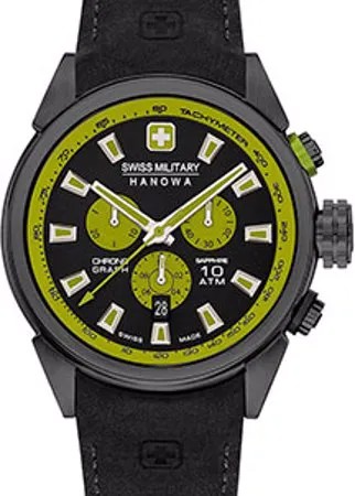 Швейцарские наручные  мужские часы Swiss military hanowa 06-4322.13.007. Коллекция Platoon Chrono