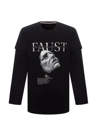 Хлопковый лонгслив Tee Library