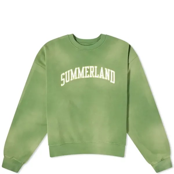 Свитшот Nahmias Summerland Collegiate, светло-зеленый