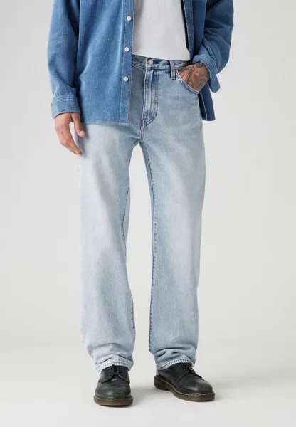Прямые джинсы 555 RELAXED STRAIGHT Levi's, светло-голубой