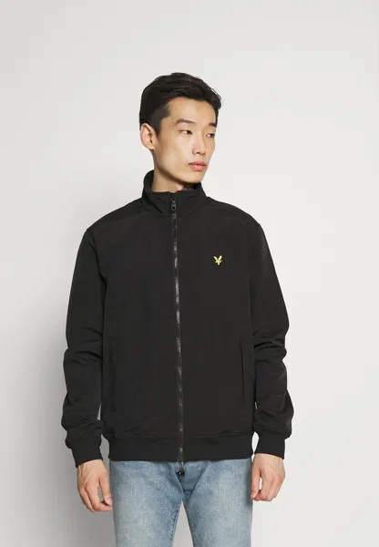 Легкая куртка КУРТКА НА ФЛИСОВОЙ ПОДКЛАДКЕ Lyle & Scott, угольно-черный