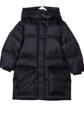 Emporio Armani Kids пуховик с логотипом