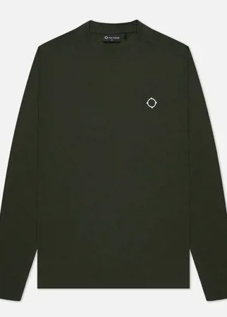 Мужской лонгслив MA.Strum Icon Embroidered ID, цвет оливковый, размер XL