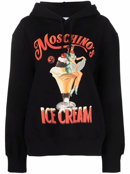 Moschino худи с логотипом
