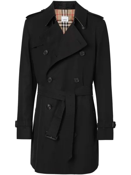 Burberry габардиновый тренч, черный