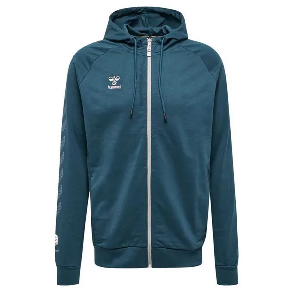 Толстовка Hummel Move Grid Cotton Full Zip, синий